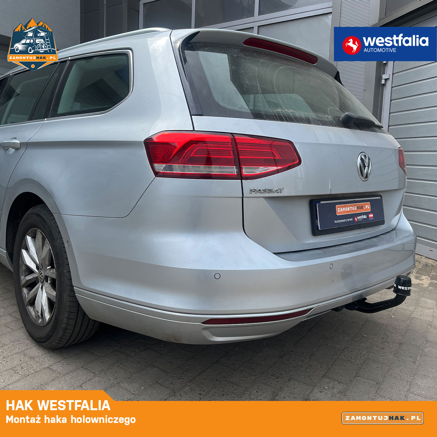Montaż haka Westfalia w VW 